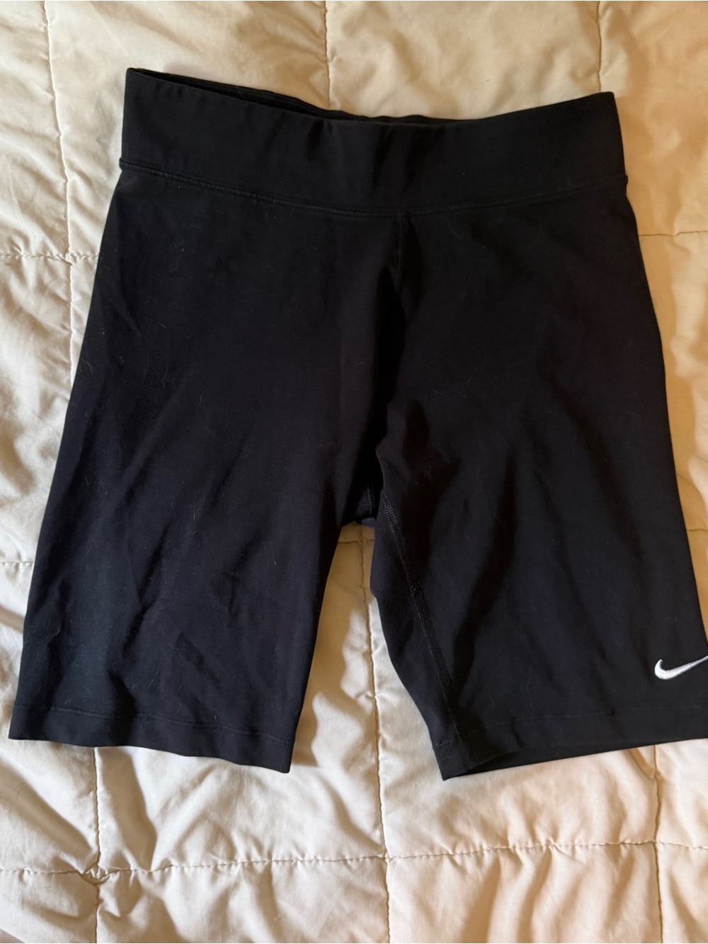 Nike Black Women's Performance Bike Shorts with Swoosh
